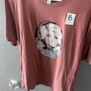 Bella Canvas Dusty Rose Graphic Short Sleeve Tee